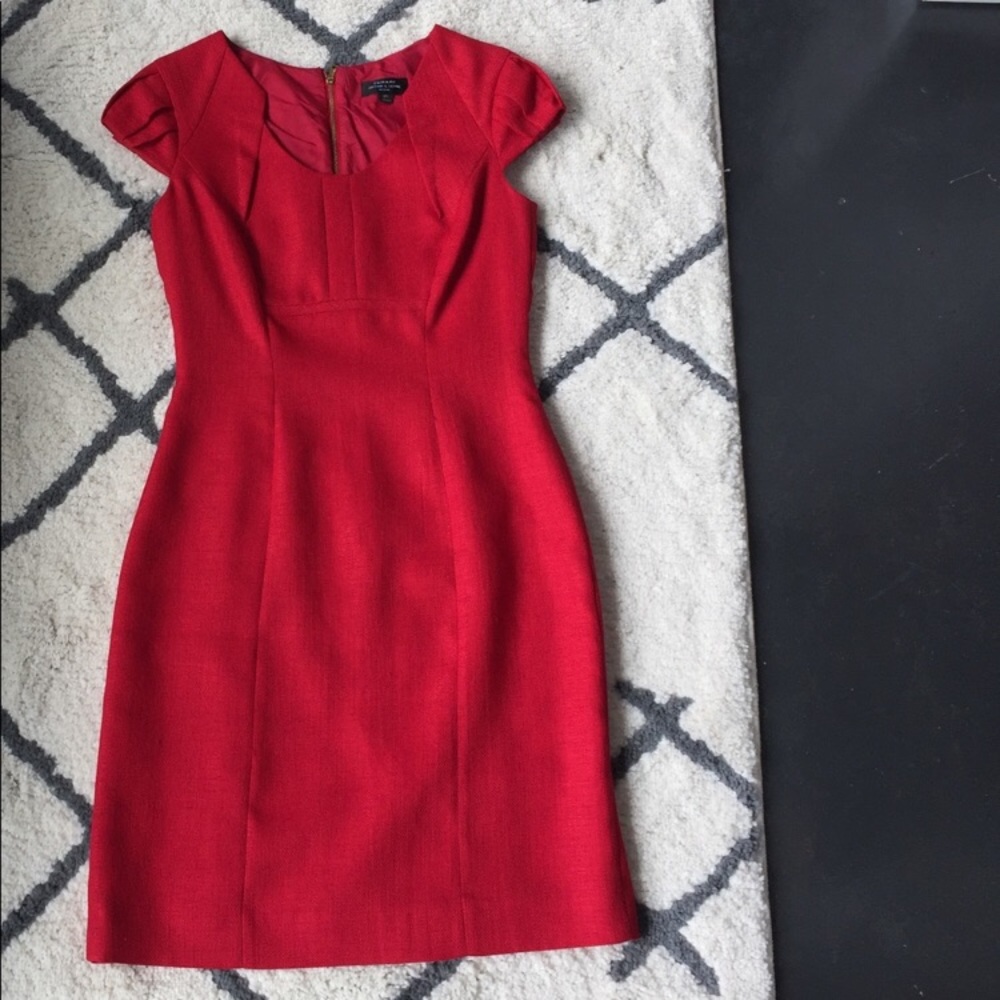 TAHARI ASL Origami Sheath Dress